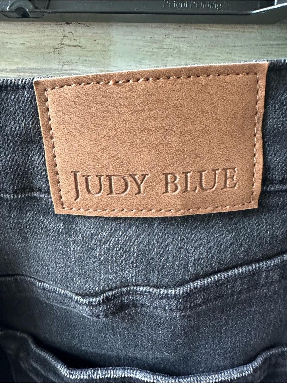 🖤 Judy Black Distressed Denim Mini Skirt Size Medium - Picture 8 of 12